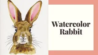 Watercolor Rabbit | @LetsMakeArt