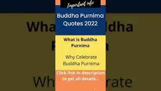 Buddha Purnima Quotes 2022, Inspirational, Sayings, Positive quotes, Greetings, Wishes 