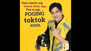 Paano Gamitin Ang Toktok Rider App...