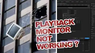 Playback monitor not working in Premiere Pro | Quick Tip