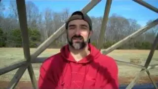 BUILDING A WOODEN GEODESIC DOME - ADDING A DOOR