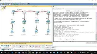 How to config 4 Router in Default Routing and Assign Switch to PC
