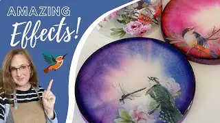 Amazing Pigment Effect in Aqua Cast Eco Resin! 🕊️