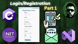 C# WinForms Registration Form Tutorial: Part 1 - Creating & Validating Fields