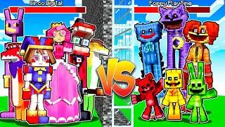 ¡Hice Trampas en Batalla de Mobs CIRCO DIGITAL vs POPPY PLAYTIME 3 en Minecraft!😈🎪💀 - Misaki Gamer