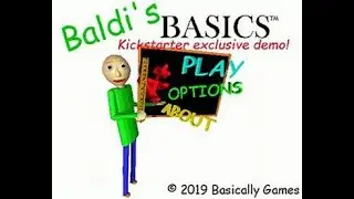 A tour to my Baldis Basics Kickstarter Exclusive Demo Personal presentation