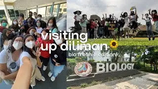 visiting up diliman as a bio freshie 🧬🌻 | furanshinu