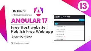🔥 Free Host website | Publish Free Web app | Angular 17 part 13