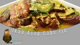 Resep Ikan Asap Cabe Ijo | Lauk yang bikin nambah nasi terus | Isengnya Mamak pengen ala2 vlogger 🤪