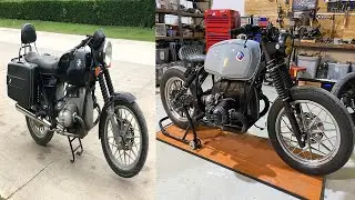 BMW R80 Bobber Cafe Racer Timelapse Build Ep.3 Final