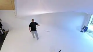 Car / motorcycle  Photography Studio cycwall cyclorama  painting time lapse 40x 26ft