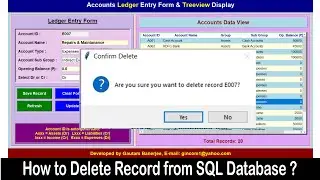 How to Delete Records from SQL Database with Python coding 