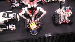 LEGO Mindstorms EV3 robots in action at CES 2013