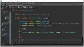 Whether The Given Number is Even or Odd In Java