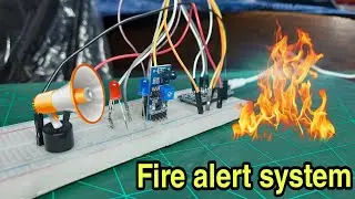 Fire Alarm system Using Arduino || Fire detection sensor project