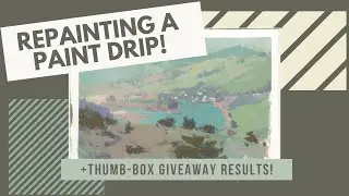 Repainting A Paint Drip + ULTRA LIGHT Thumb Box Giveaway Drawing/Winners!