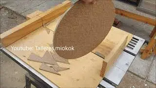 CORTAR CIRCULOS DE MADERA PERFECTOS CON SIERRA DE MESA/TABLE SAW CIRCLE