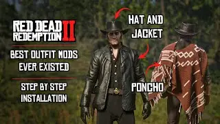 BEST 2 OUTFIT MODS IN RDR2 | Leather Jacket & Poncho | Step By Step Installation guide | RDR2 Mods