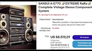 I can pick up a Sansui set for free with a value of $8.500