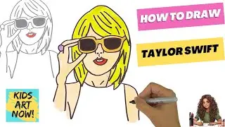 🎨 How to Draw Taylor Swift | Join Me in My Drawing Era! 🚀