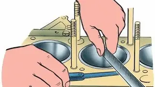 How to measure the plane of a cylinder block