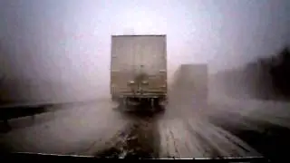В буран фуры сталкиваются на М-4 Дон крупное ДТП