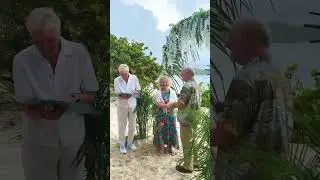 Post Office campaigner Sir Alan Bates married his partner  on Sir Richard Branson’s Necker Island.