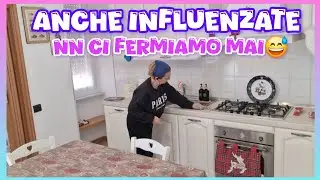 PULIZIE di TUTTA casa CON L'INFLUENZA😅/spugne scrub MUMMY 😱🎄🍾