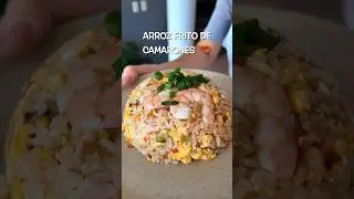 Arroz frito de camarones 🦐🦐 #shorts#recetas#comidacoreana#arrozfrito#cocinandocorea