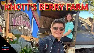 Jen's FIRST VISIT to Knott's Berry Farm | Trains, Horses and Fried Chicken