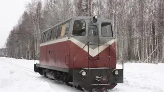 УЖД Васильевский Мох. Тепловоз ТУ6П