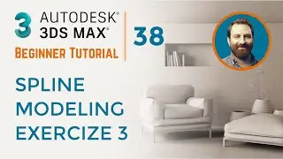 Spline Modelling Exercise - 3 | 3ds Max Tutorial #38