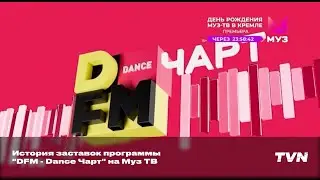 История заставок программы "DFM - Dance Чарт" на Муз ТВ