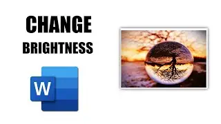 How to change brightness and contrast of a picture in word