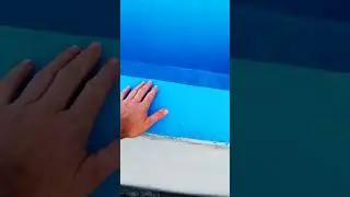 Покраска БАССЕЙНА резиновой краской.