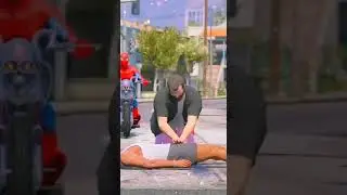 GTA V spiderman attack on franklin #viral #trending #shorts #short