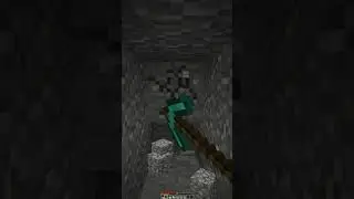 When you're stripmining for diamonds in minecraft  #minecraft #minecraftshorts #gaming #memes