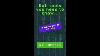 Kali tools you need to know #2 - WPScan 