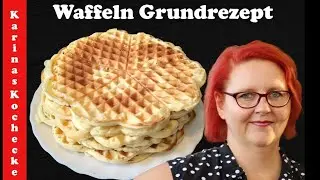 Waffeln backen das einfache Grundrezept ganz schnell und lecker mit Zutaten die man oft Zuhause hat