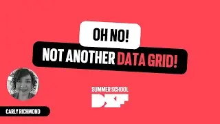 Oh No! Not Another Data Grid!