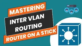 #03 Inter Vlan Routing | Router on a stick 🔥