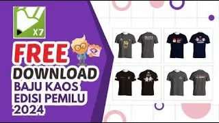 BAJU KAOS PEMILU 2024 Cdr Free DOWNLOAD