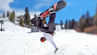 SNOWBOARDING IN CALIFORNIA!