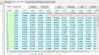 Importing EXCEL into SQLite
