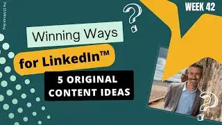New Ideas for creating engaging content on LinkedIn - Content Ideas for Growth.  Shine on LinkedIn