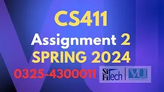 CS411 assignment 2 solution 2024 | CS411 assignment 2 Spring 2024