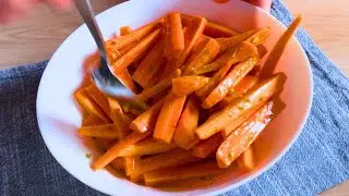 Морковь в духовке на Гарнир ! Как Вкусно Запечь морковь !?