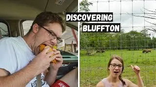 Small Town Series Ep. 2: Bluffton Indiana | Eating INDIANA'S FAMOUS SANDWICH + Hiking with Bison!