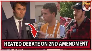 Charlie Kirk SCHOOLS College Student on 2nd Amendment and Leaves Room SPEECHLESS