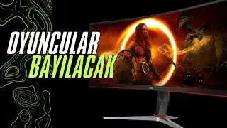 Oyunlarda Keyfinizi ve Başarınızı Katlayacak Kavisli Monitör | AOC CU34G2XP/BK İnceleme